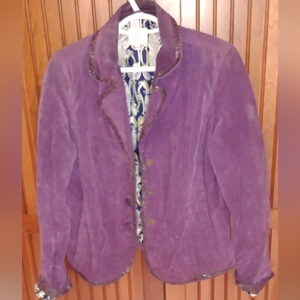 Alice Blue suede leather jacket